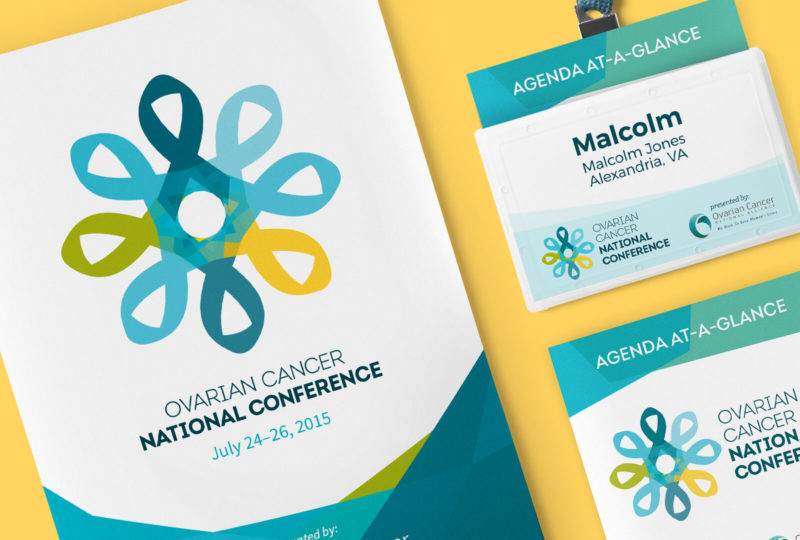 Ovarian Cancer National Conference print collateral