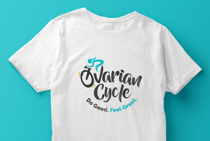 T-shirt with Ovarian Cycle logo